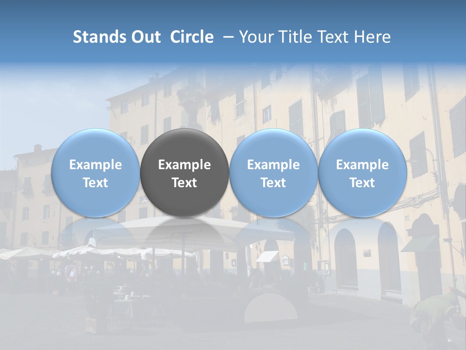 Round Drink Typical PowerPoint Template