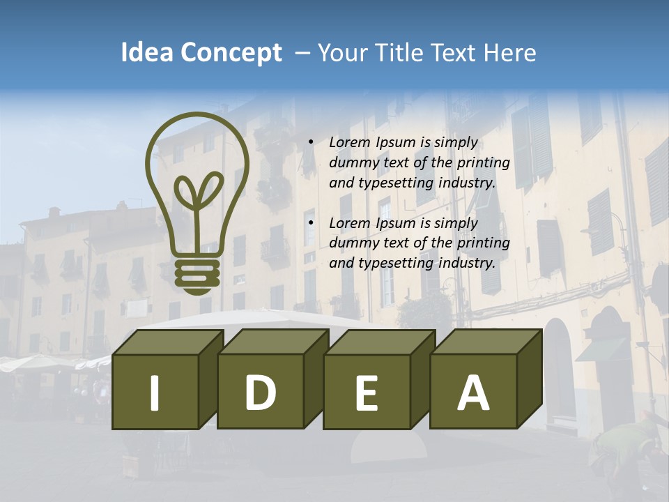Round Drink Typical PowerPoint Template