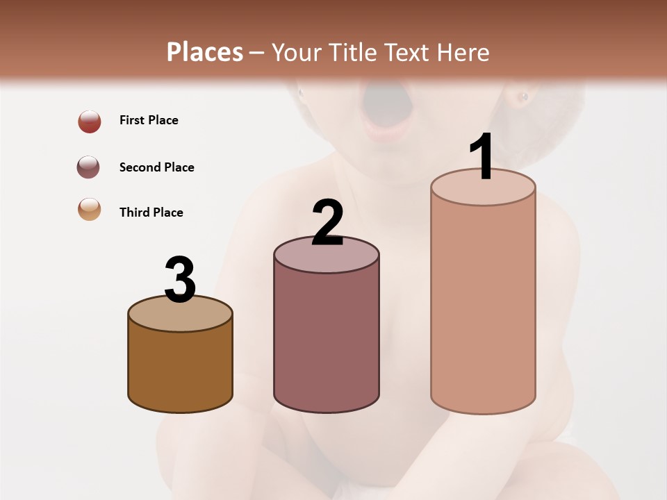 White Isolated People PowerPoint Template