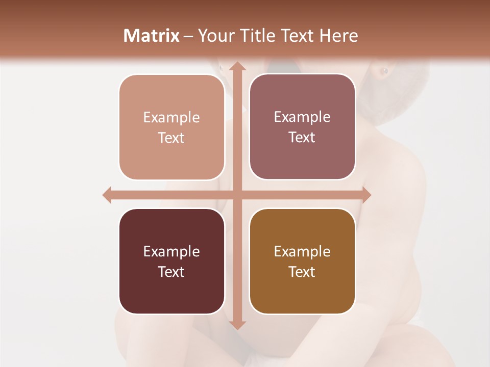 White Isolated People PowerPoint Template