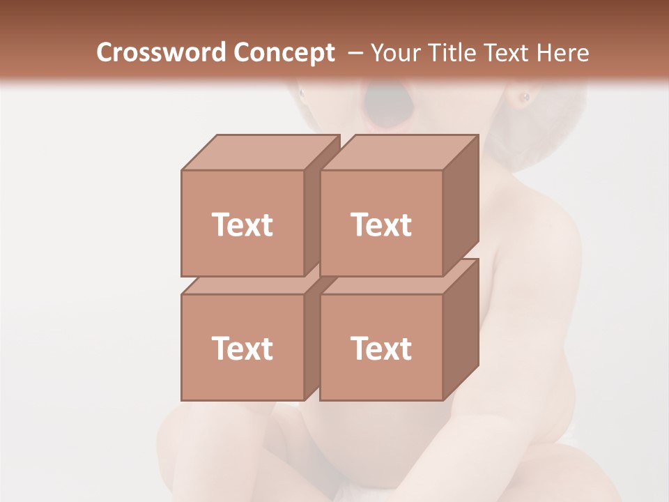 White Isolated People PowerPoint Template