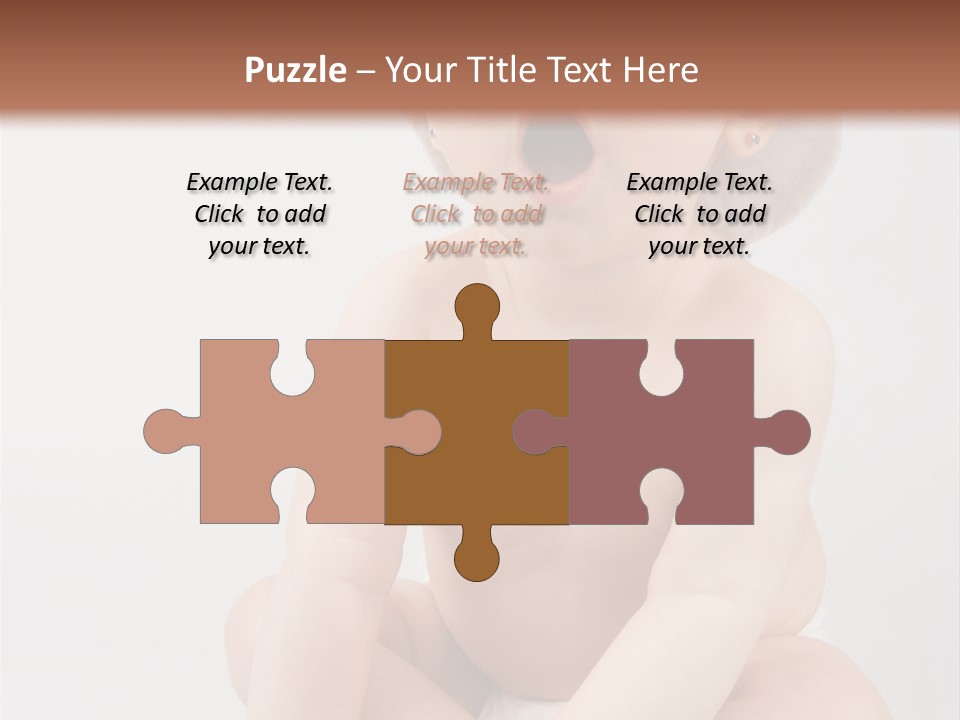 White Isolated People PowerPoint Template