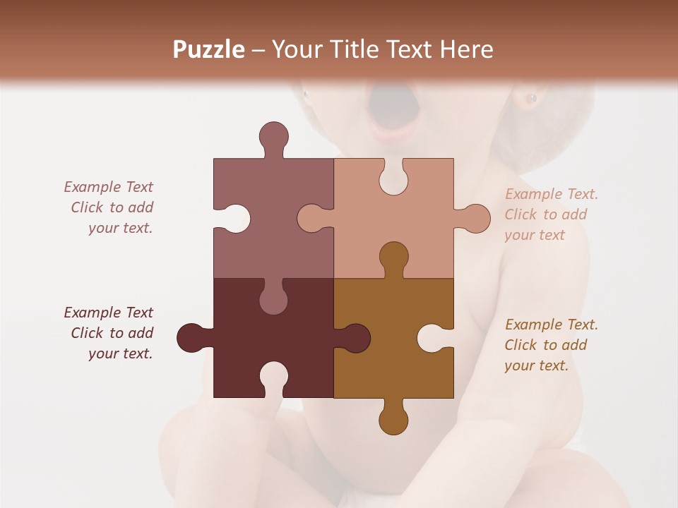 White Isolated People PowerPoint Template