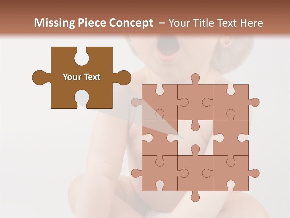 White Isolated People PowerPoint Template