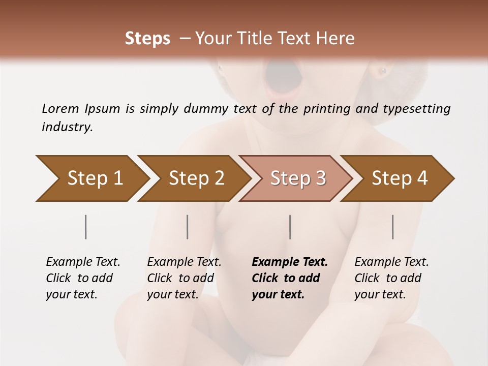 White Isolated People PowerPoint Template