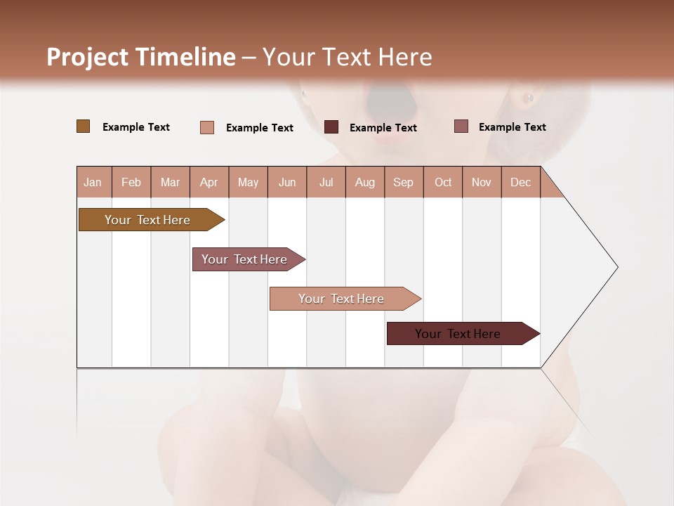 White Isolated People PowerPoint Template