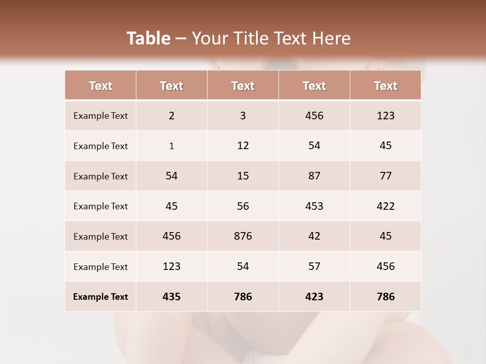 White Isolated People PowerPoint Template