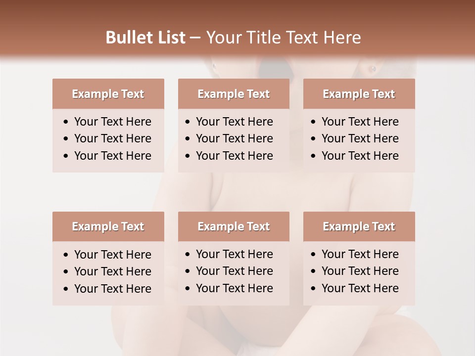 White Isolated People PowerPoint Template