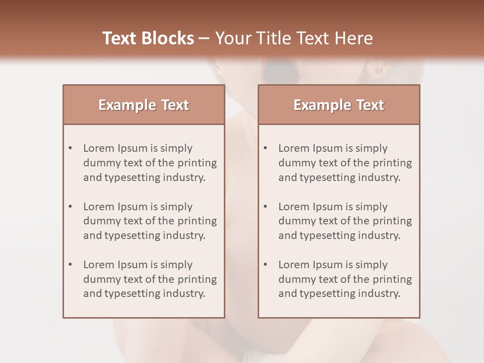 White Isolated People PowerPoint Template