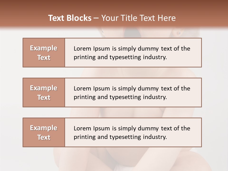 White Isolated People PowerPoint Template