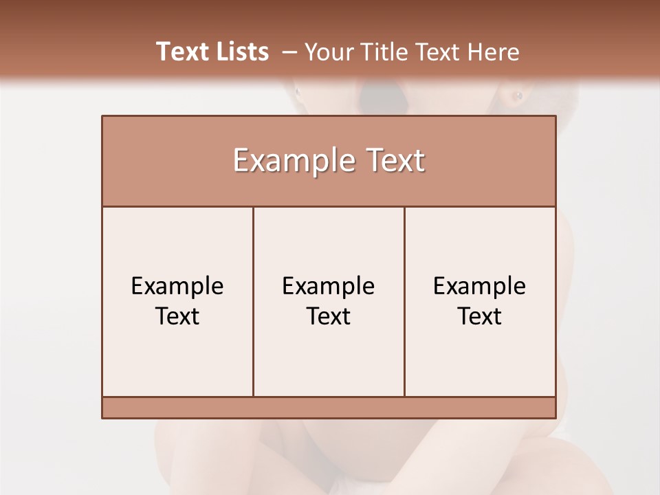 White Isolated People PowerPoint Template