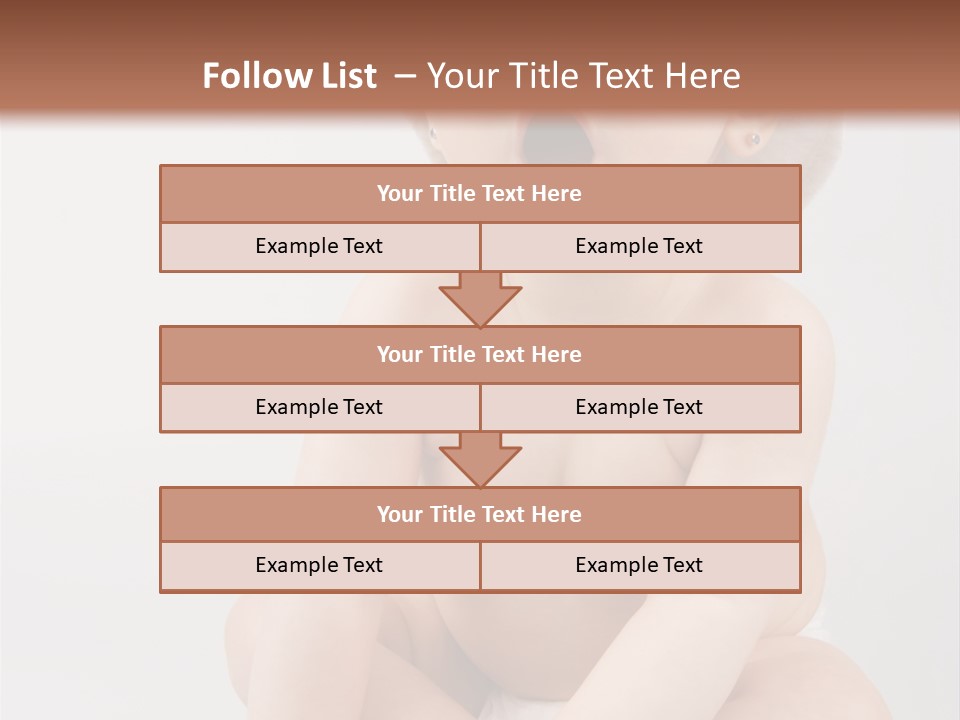 White Isolated People PowerPoint Template