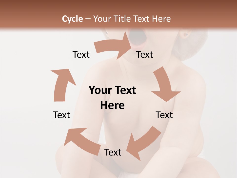 White Isolated People PowerPoint Template