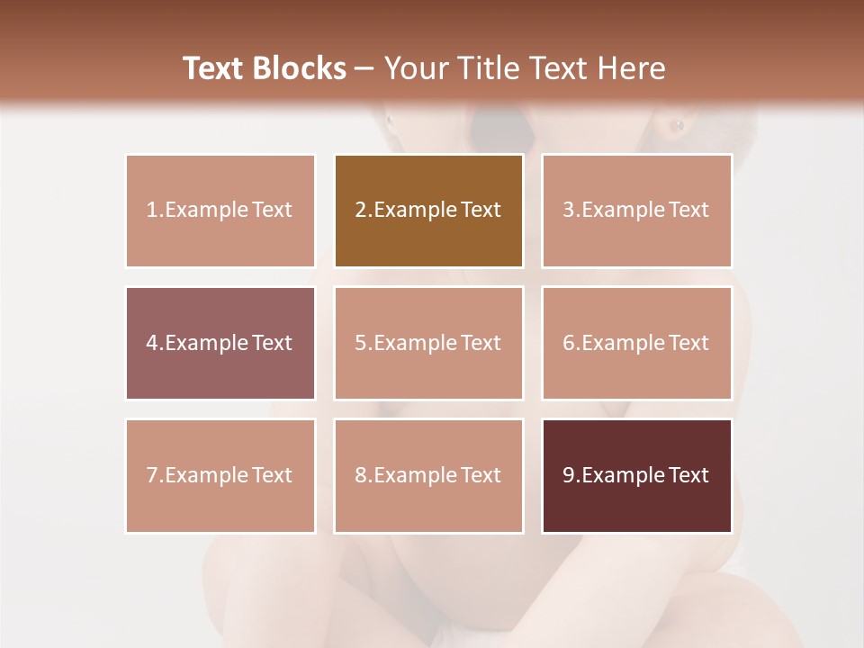 White Isolated People PowerPoint Template