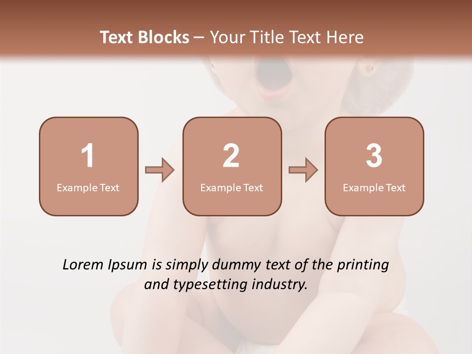 White Isolated People PowerPoint Template