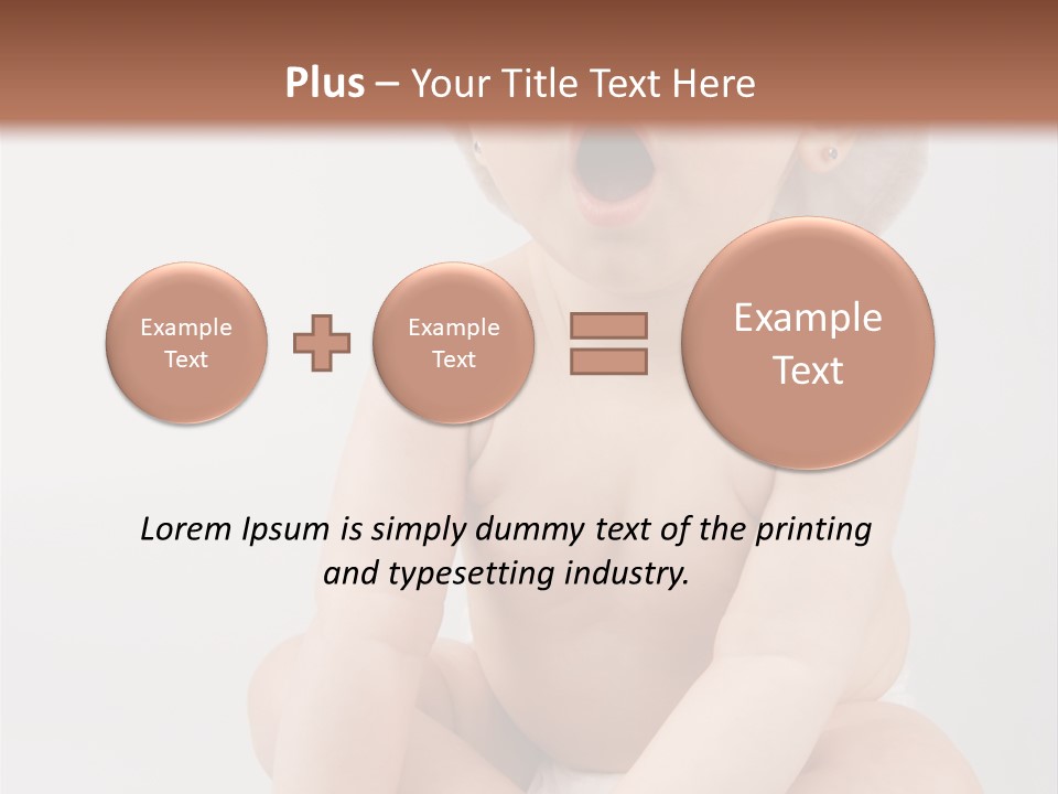White Isolated People PowerPoint Template