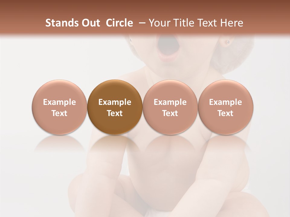 White Isolated People PowerPoint Template