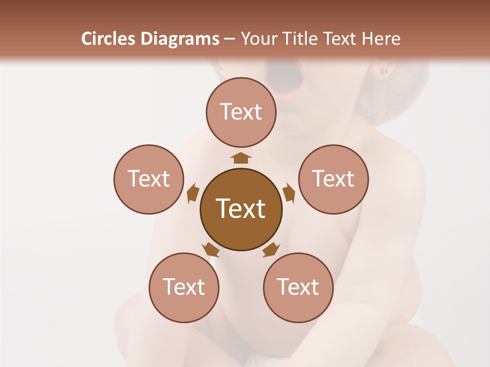 White Isolated People PowerPoint Template