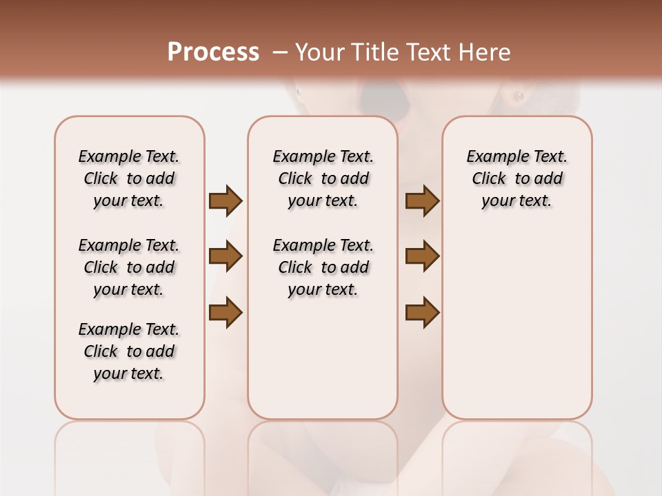 White Isolated People PowerPoint Template