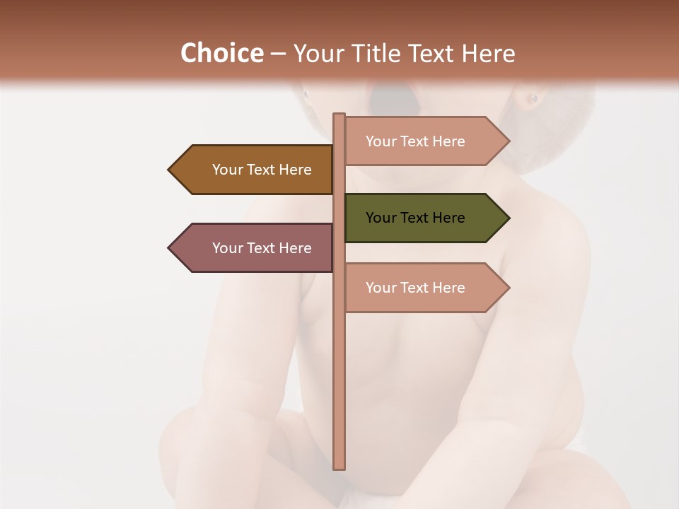 White Isolated People PowerPoint Template