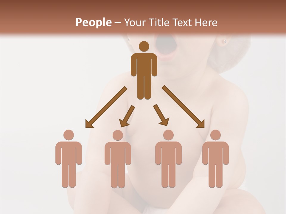 White Isolated People PowerPoint Template