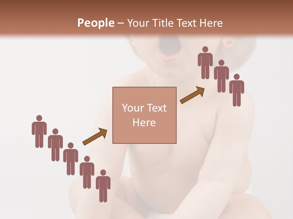 White Isolated People PowerPoint Template