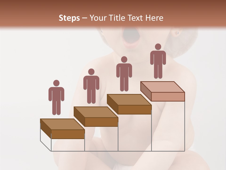 White Isolated People PowerPoint Template