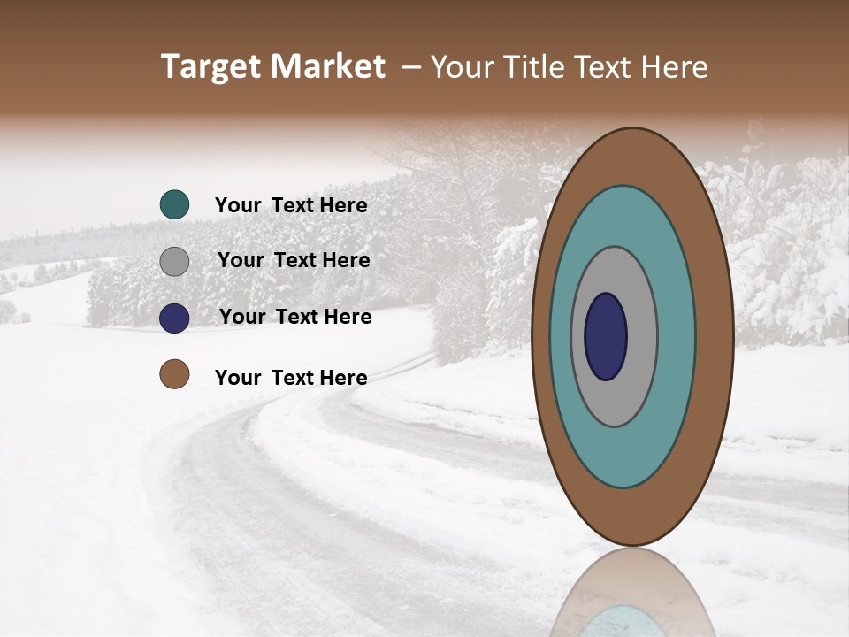 Cold Branch Snow PowerPoint Template