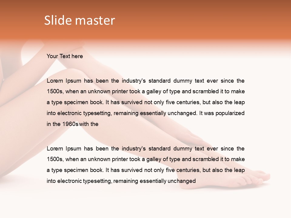 Chiropody Hygiene Relaxed PowerPoint Template