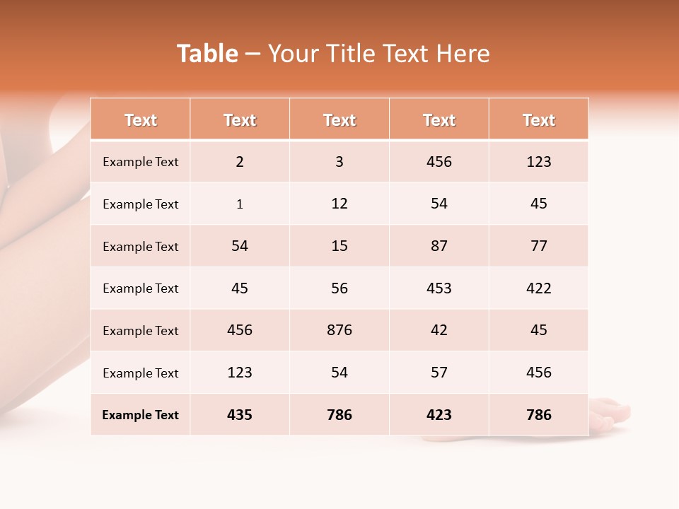Chiropody Hygiene Relaxed PowerPoint Template