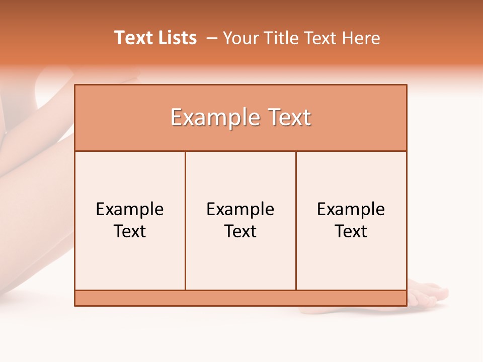 Chiropody Hygiene Relaxed PowerPoint Template