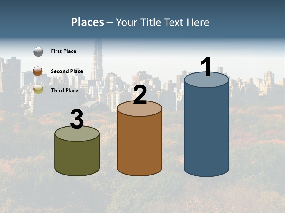 Central Thin Usa PowerPoint Template