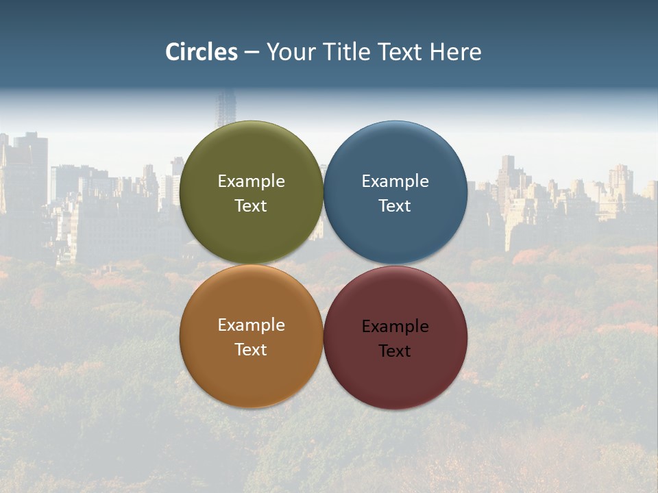 Central Thin Usa PowerPoint Template