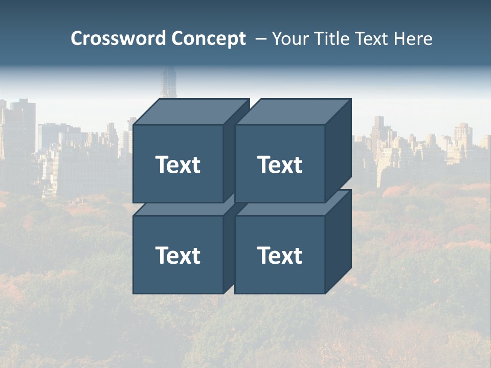 Central Thin Usa PowerPoint Template