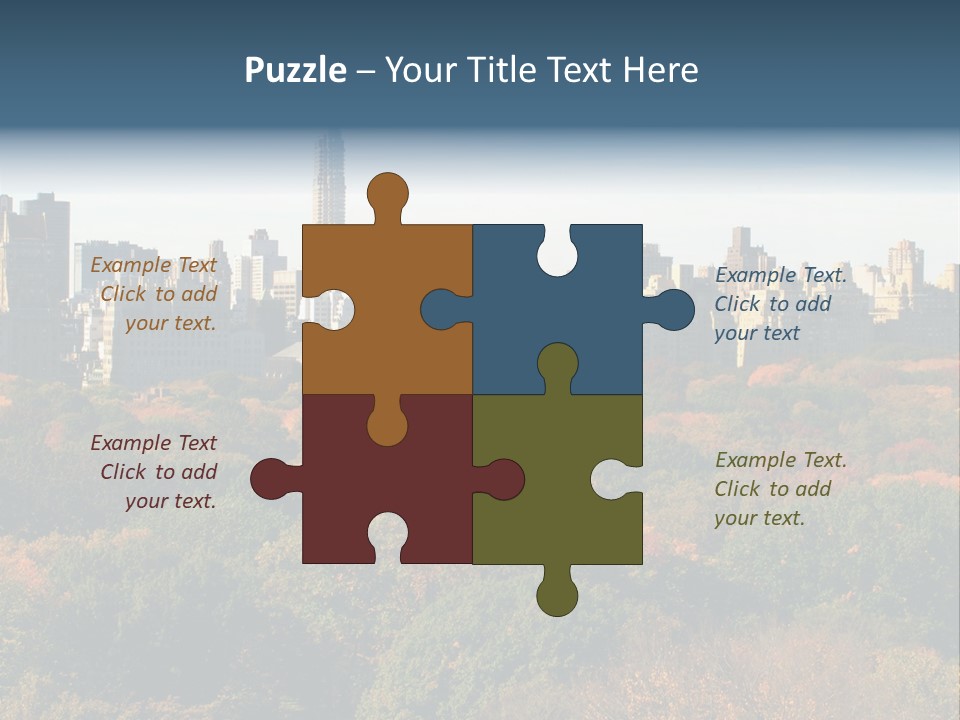 Central Thin Usa PowerPoint Template