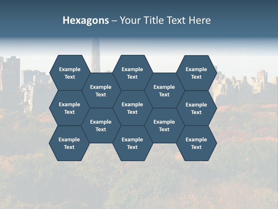 Central Thin Usa PowerPoint Template