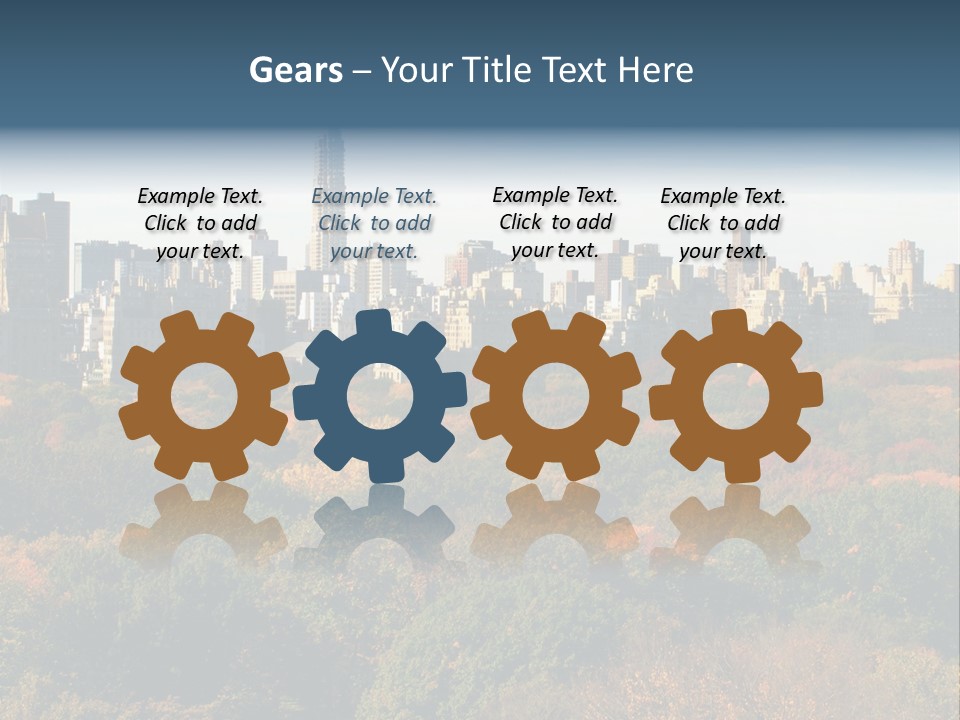 Central Thin Usa PowerPoint Template