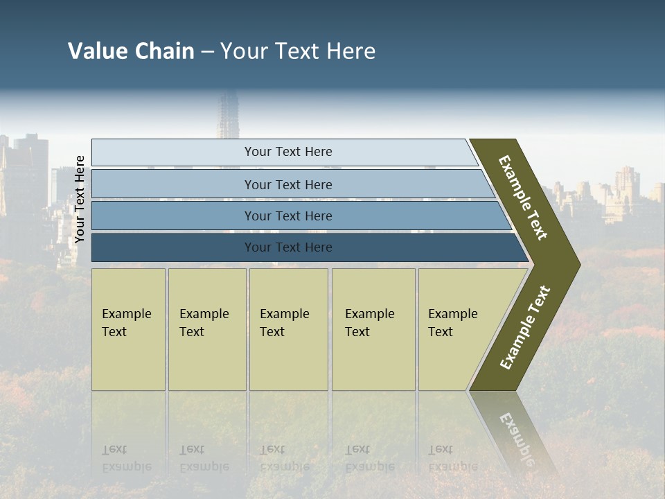 Central Thin Usa PowerPoint Template
