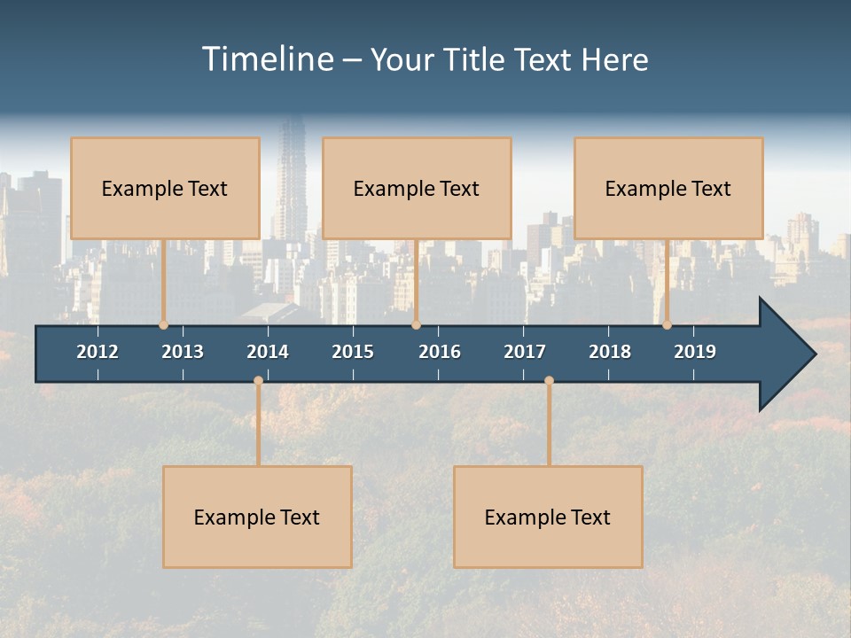 Central Thin Usa PowerPoint Template