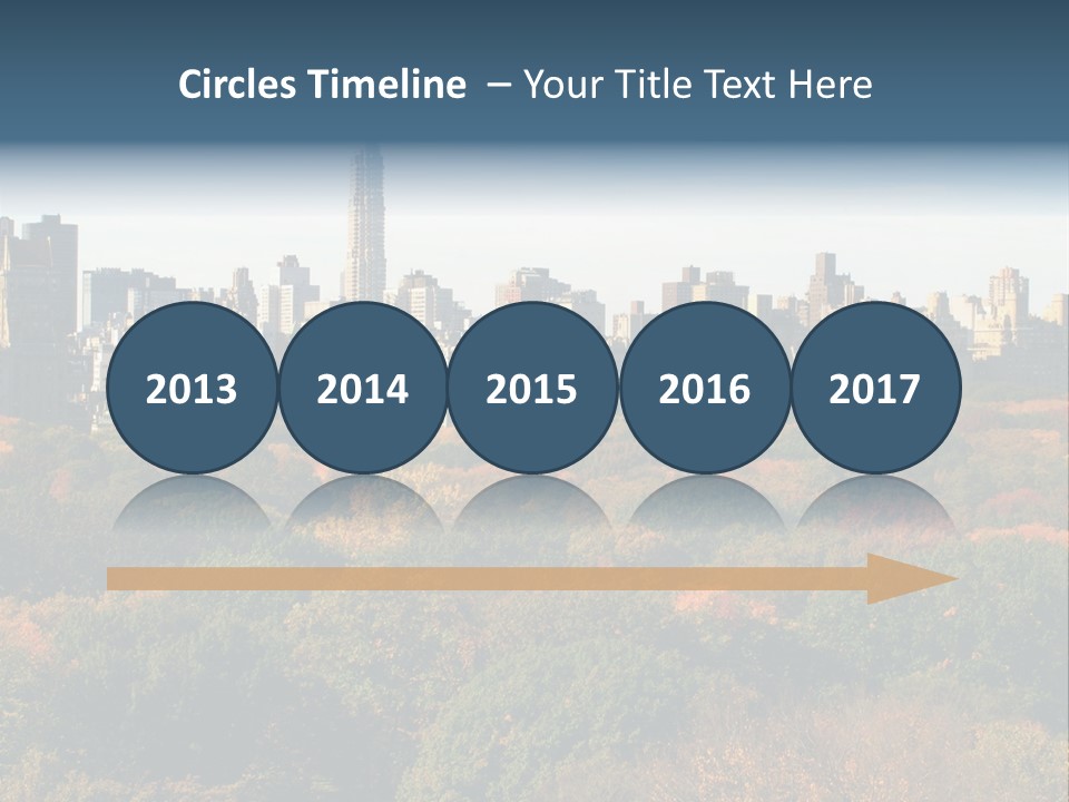 Central Thin Usa PowerPoint Template