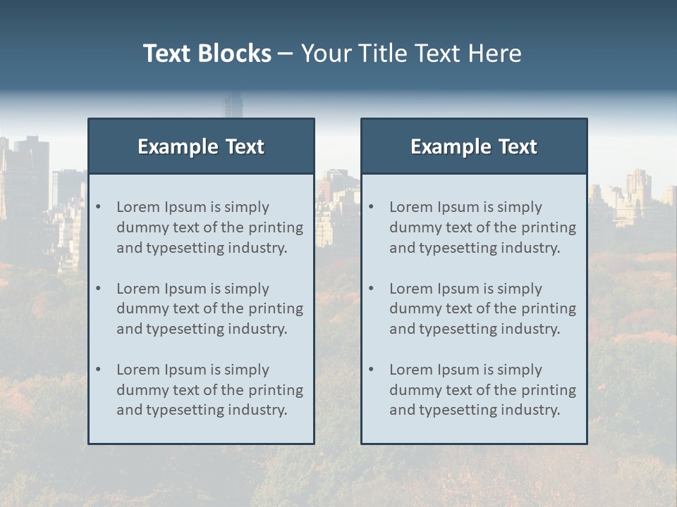Central Thin Usa PowerPoint Template