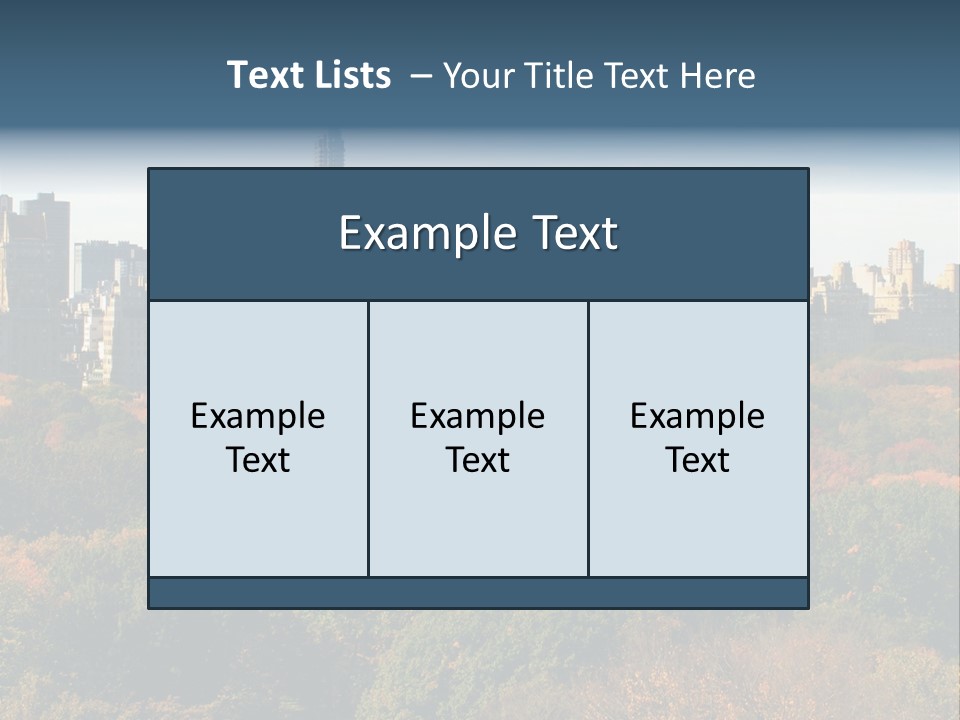 Central Thin Usa PowerPoint Template