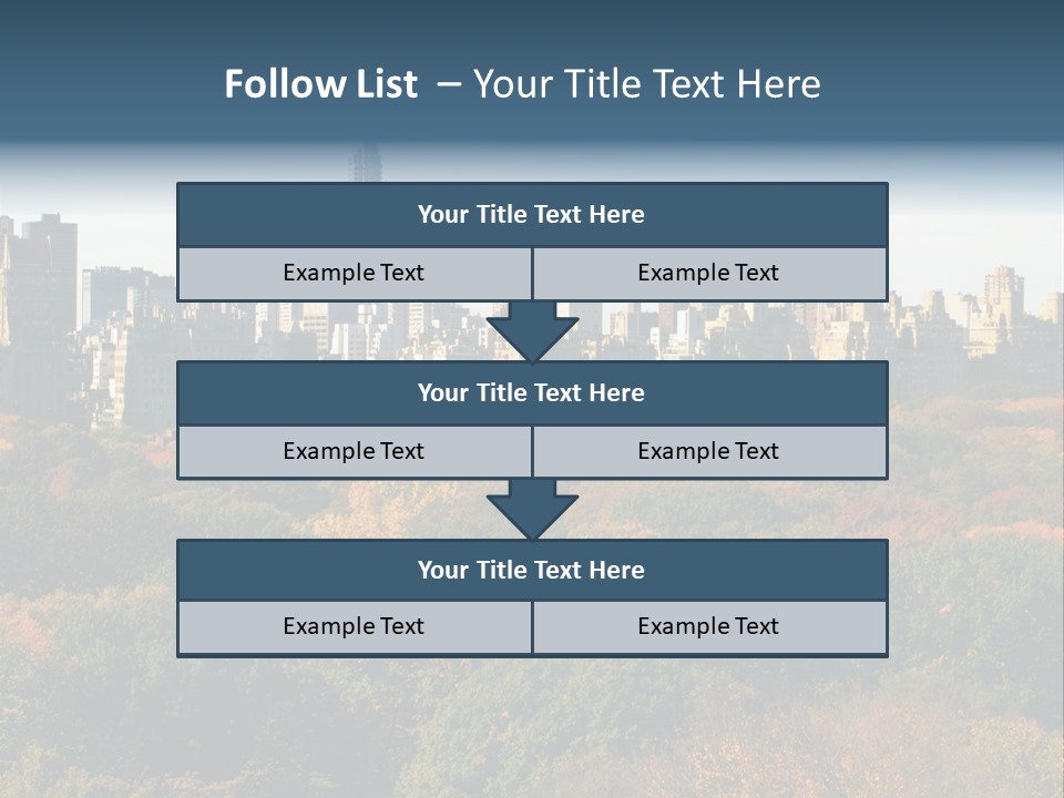 Central Thin Usa PowerPoint Template