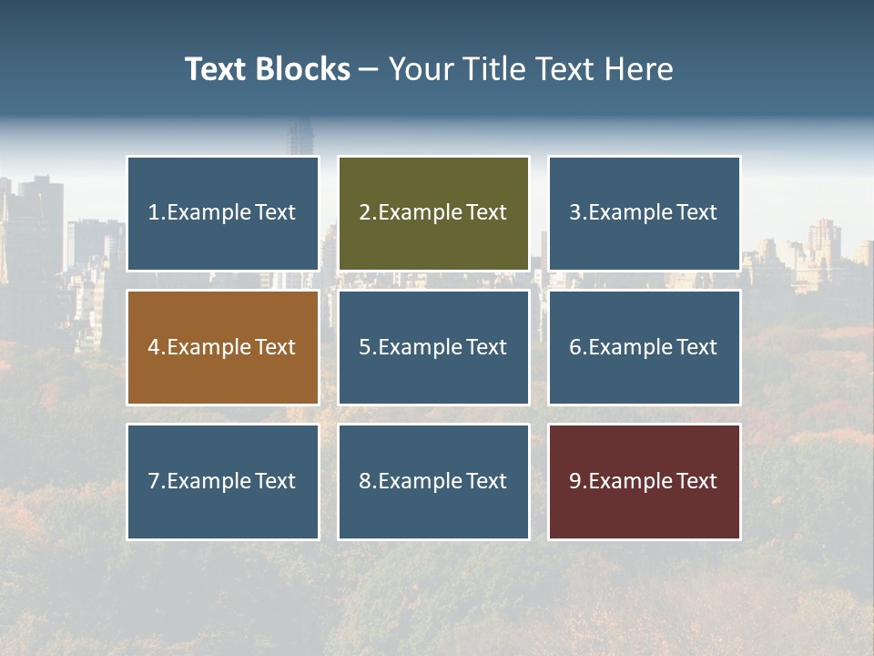 Central Thin Usa PowerPoint Template