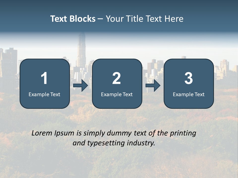 Central Thin Usa PowerPoint Template