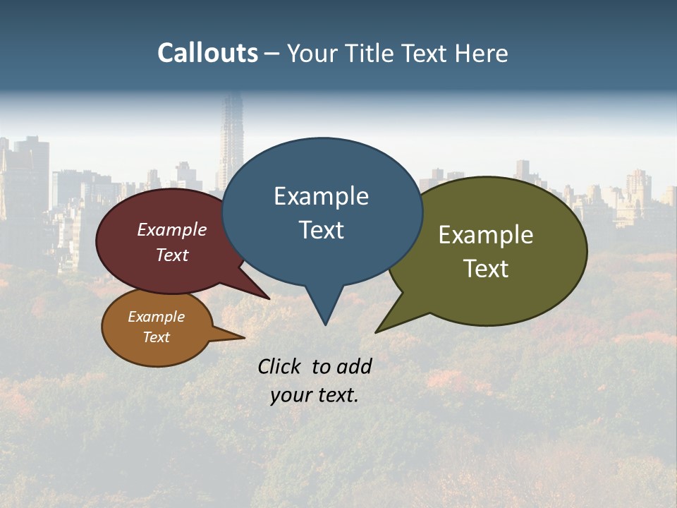 Central Thin Usa PowerPoint Template