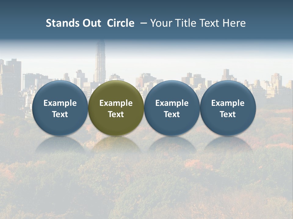 Central Thin Usa PowerPoint Template