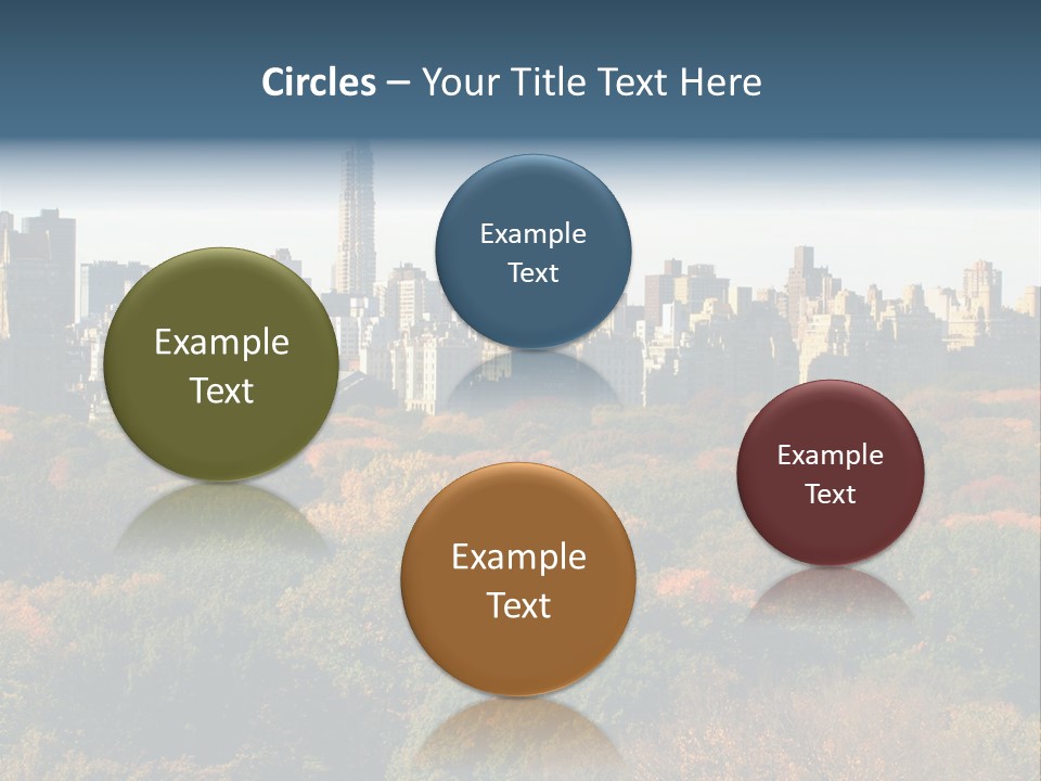 Central Thin Usa PowerPoint Template