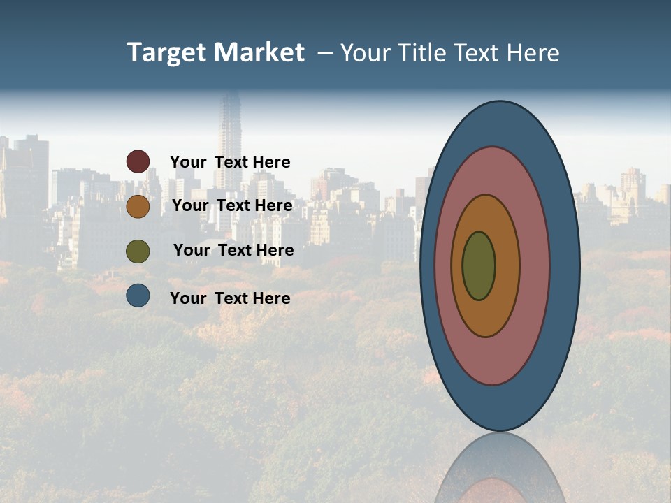 Central Thin Usa PowerPoint Template