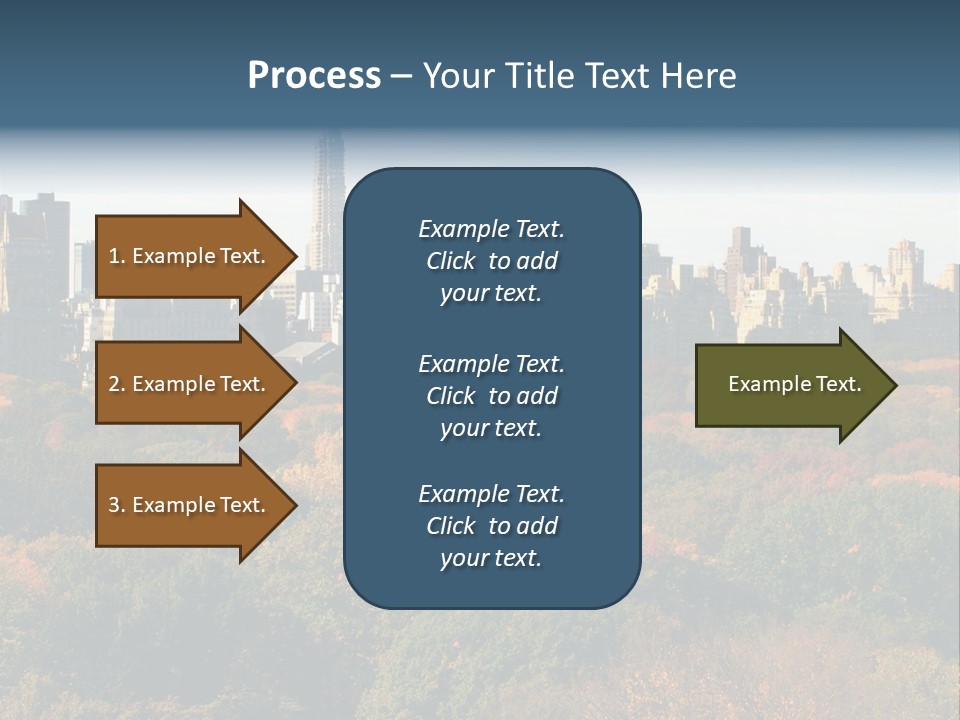 Central Thin Usa PowerPoint Template
